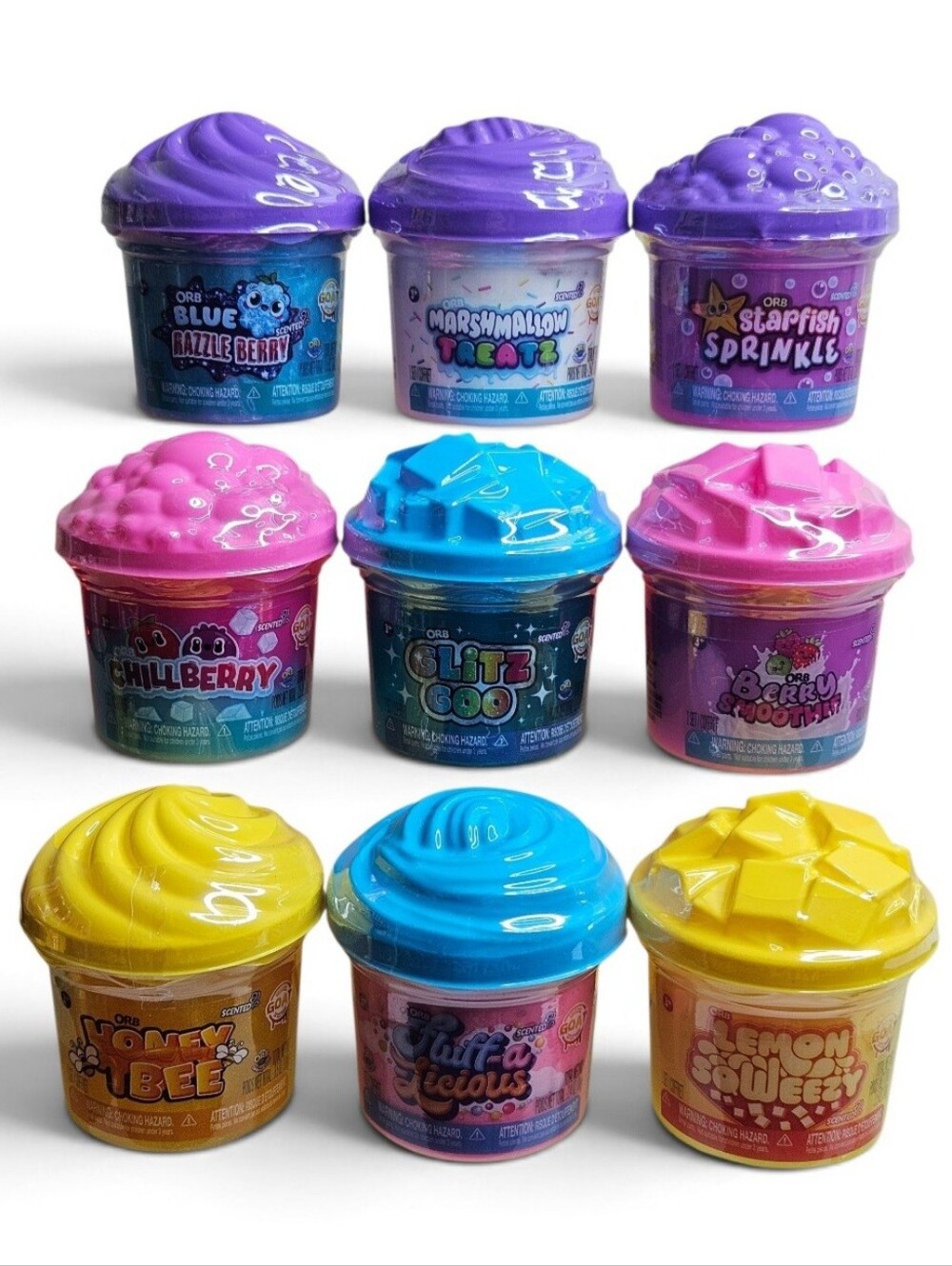 ORB G.O.A.T. SCENTED SLIMES W / MIX-INS 9-PC BUNDLE